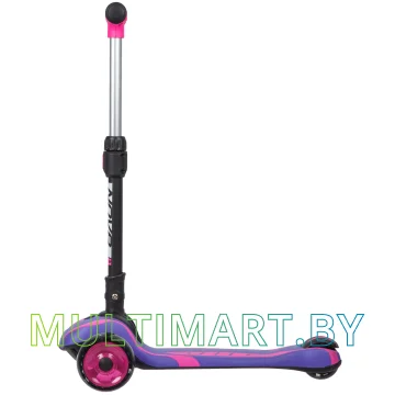 Самокат Novatrack RainBow Car Girl Pro 120CGP.RAINBOW.VT20 (фиолетовый, 2020) картинка 3